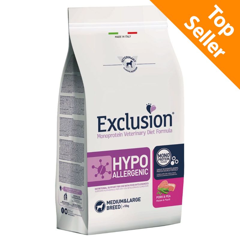 Zooplus Exclusion Hypoallergenic Maiale & Piselli Crocchette Cani
