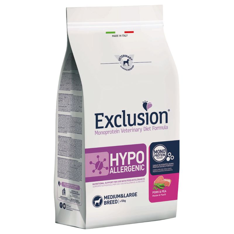 Zooplus Exclusion Hypoallergenic Maiale & Piselli Crocchette Cani Vendite Flash