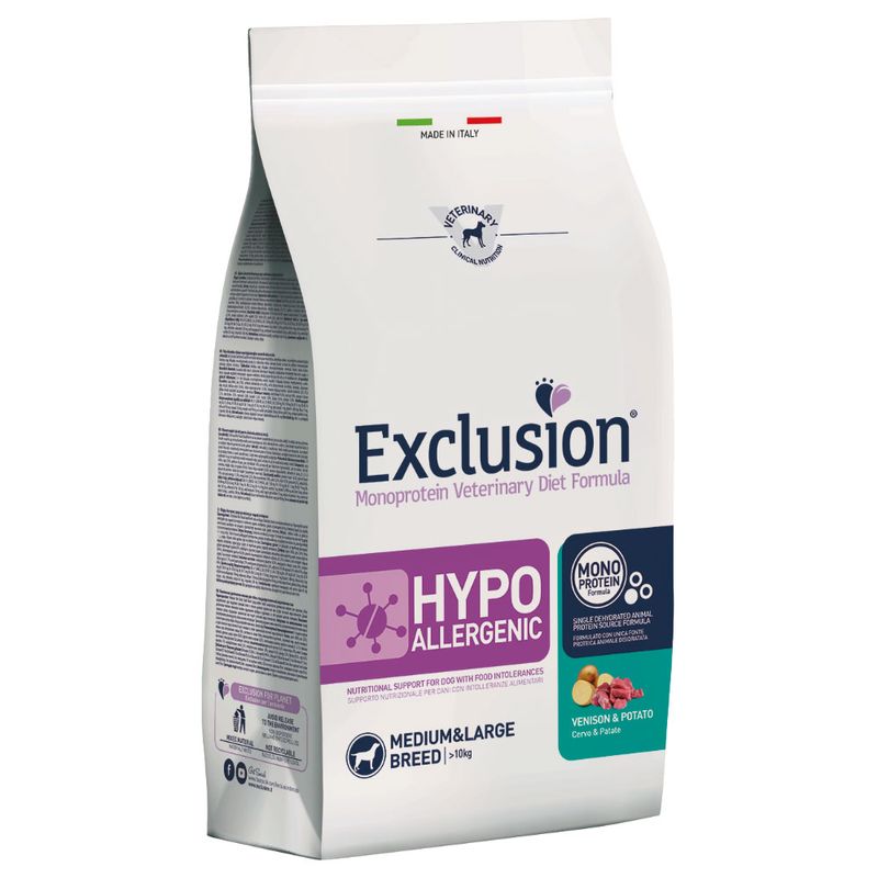 Zooplus Exclusion Diet Hypoallergenic Cervo & Patate Crocchette cani Qualità