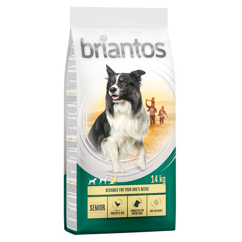 Zooplus Briantos Senior con Pollame e Riso Crocchette per cane Spedizione Gratuita