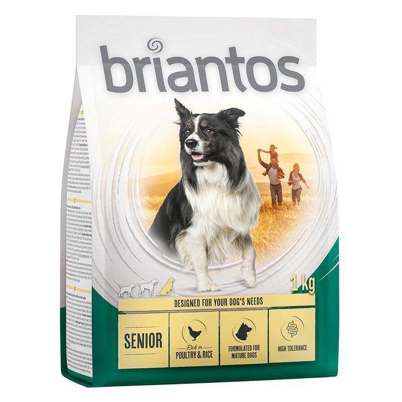 Zooplus Briantos Senior con Pollame e Riso Crocchette per cane Spedizione Gratuita