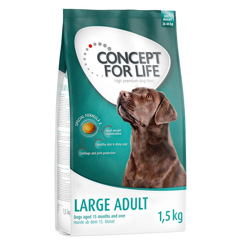 Zooplus Prezzo speciale 4 x 1/1 5 kg Concept for Life Crocchette per cane Consegna Veloce