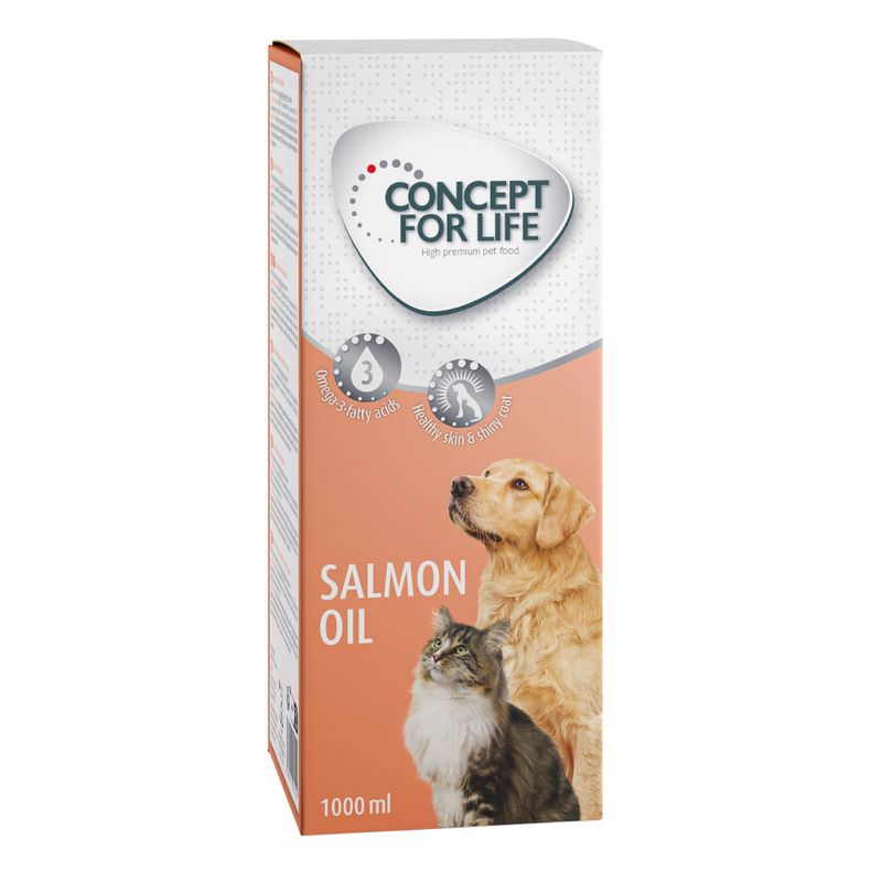 Zooplus Concept for Life Olio di salmone per cani e gatti Promozione Limitata