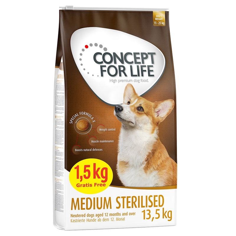 Zooplus Concept for Life Medium Sterilised Crocchette per cani Convenienza
