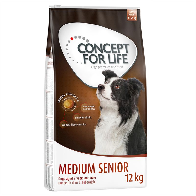 Zooplus Concept for Life Medium Senior Crocchette per cani Offerta