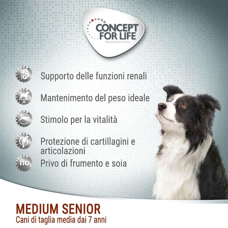 Zooplus Concept for Life Medium Senior Crocchette per cani Offerta