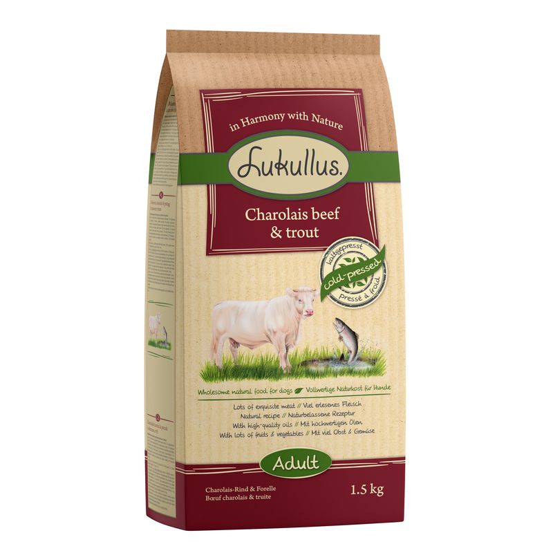 Zooplus Lukullus Manzo Charolais & Trota In Saldo