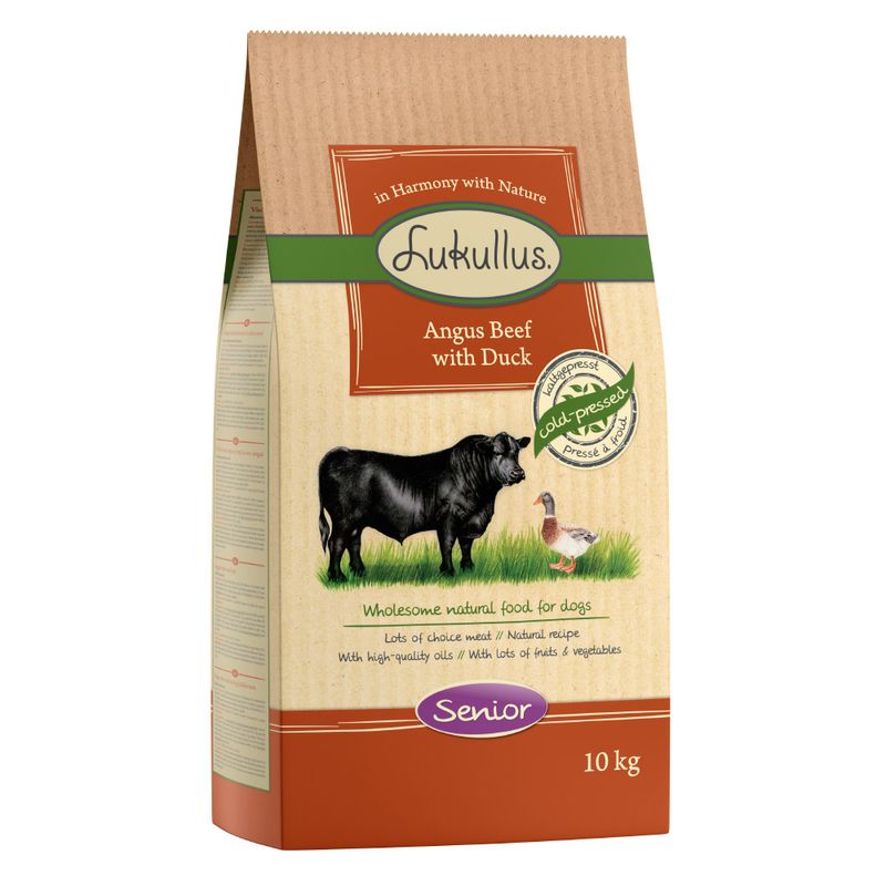 Zooplus Lukullus Senior Angus & Anatra Crocchette cane Qualità