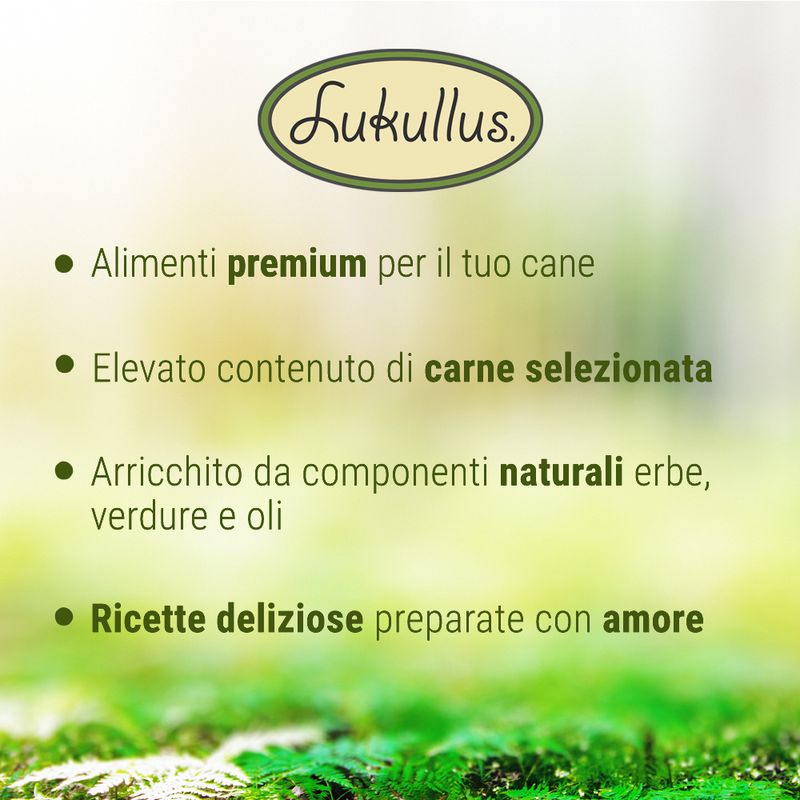 Zooplus Lukullus A Casa Pollo croccante con Erbette Negozi Online
