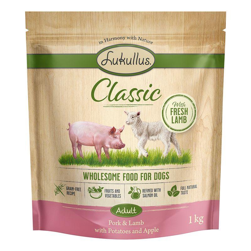 Zooplus Lukullus Classic Maiale & Agnello (senza cereali) Crocchette per cane Acquista Ora