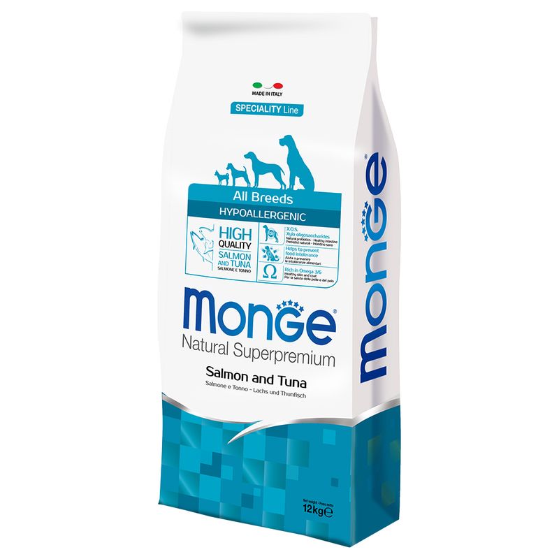 Zooplus Monge Superpremium All Breeds Adult Hypo con Salmone e Tonno In Saldo