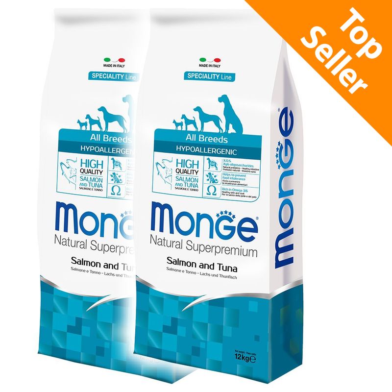Zooplus 2 x 12 kg Monge Superpremium Crocchette cane Qualità Garantita