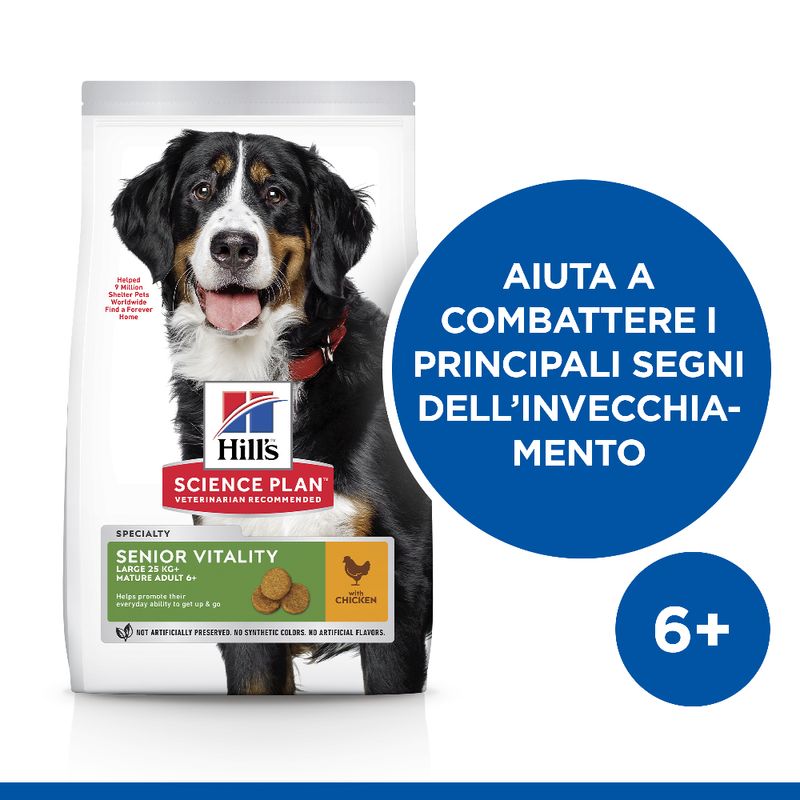 Zooplus Hill's Science Plan Mature Adult Senior Vitality 6+ Large con Pollo Saldi