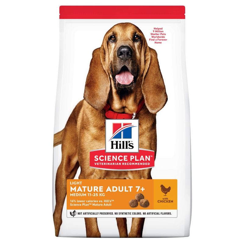 Zooplus Hill's Science Plan Mature Adult 7+ Medium Light con Pollo