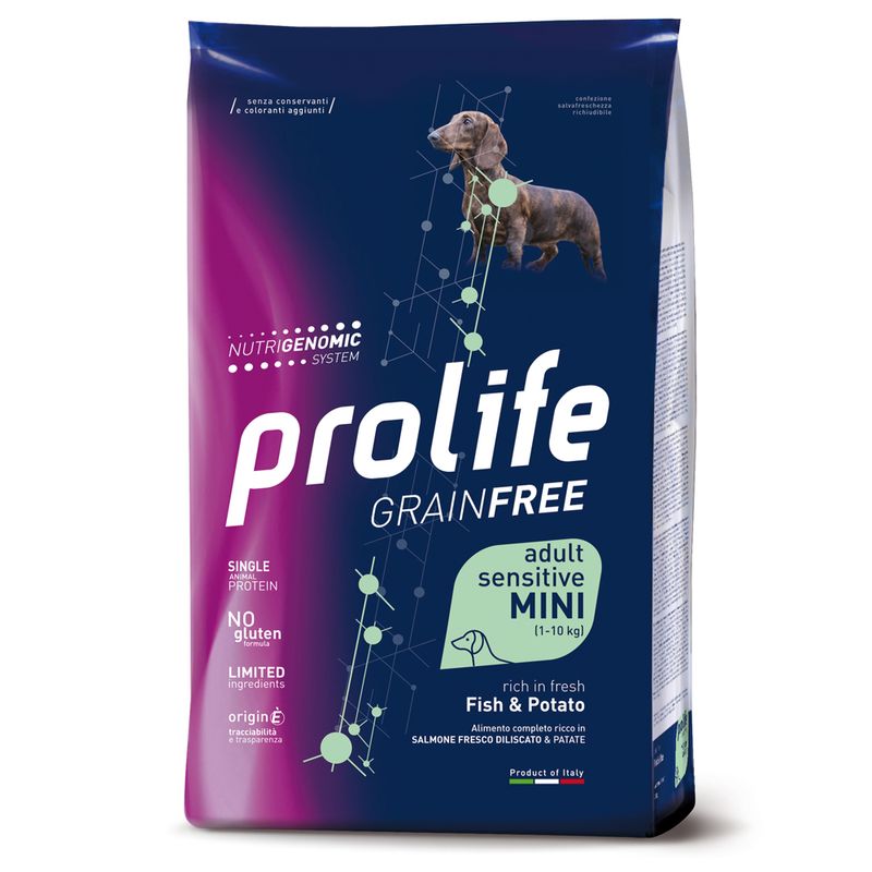 Zooplus Prolife Grain Free Adult Sensitive Mini Pesce & Patate