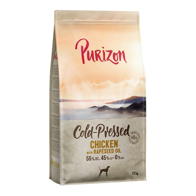 Zooplus Purizon Coldpressed Pollo con Olio di colza Crocchette per cane Consegna Veloce