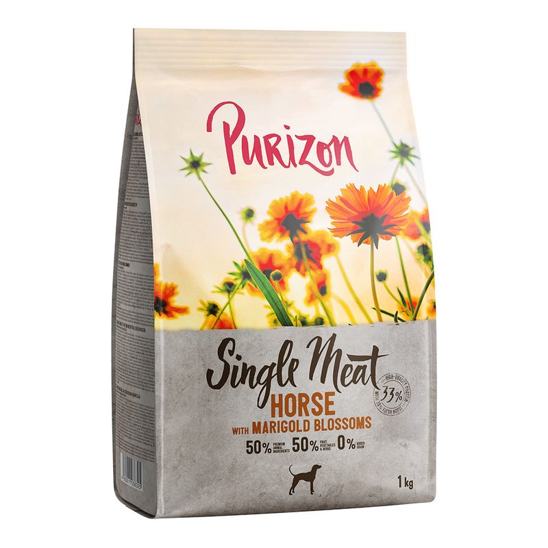 Zooplus Purizon Single Meat Adult Cavallo patate dolci e fiori di calendula per cani Prezzo Ridotto