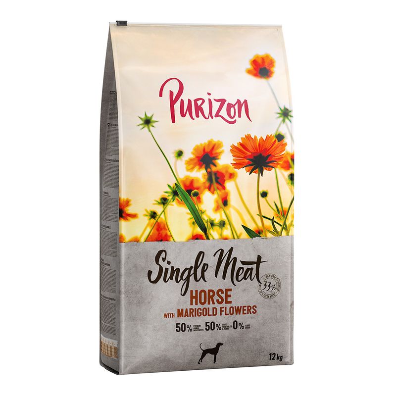 Zooplus Purizon Single Meat Adult Cavallo patate dolci e fiori di calendula per cani Prezzo Ridotto