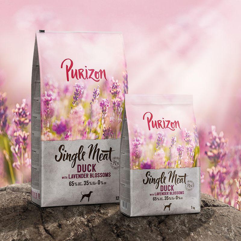 Zooplus Purizon Single Meat Adult Anatra con mela e fiori di lavanda per cane Sottocosto