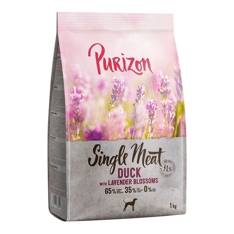 Zooplus Purizon Single Meat Adult Anatra con mela e fiori di lavanda per cane Sottocosto
