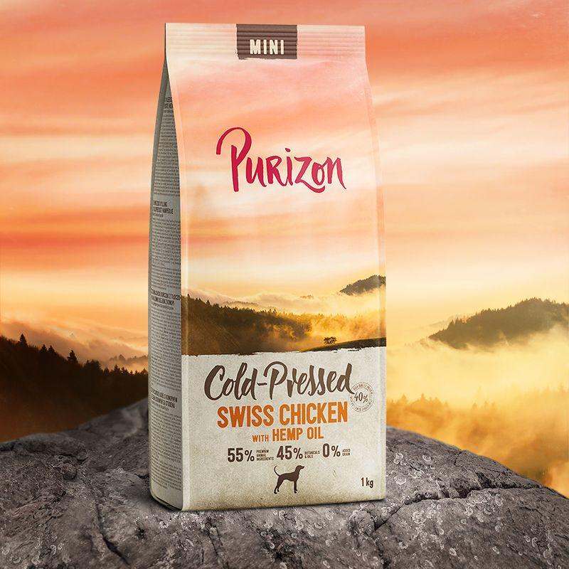 Zooplus Purizon Coldpressed Mini Pollo svizzero con Olio di canapa Secco per cani Hotsell