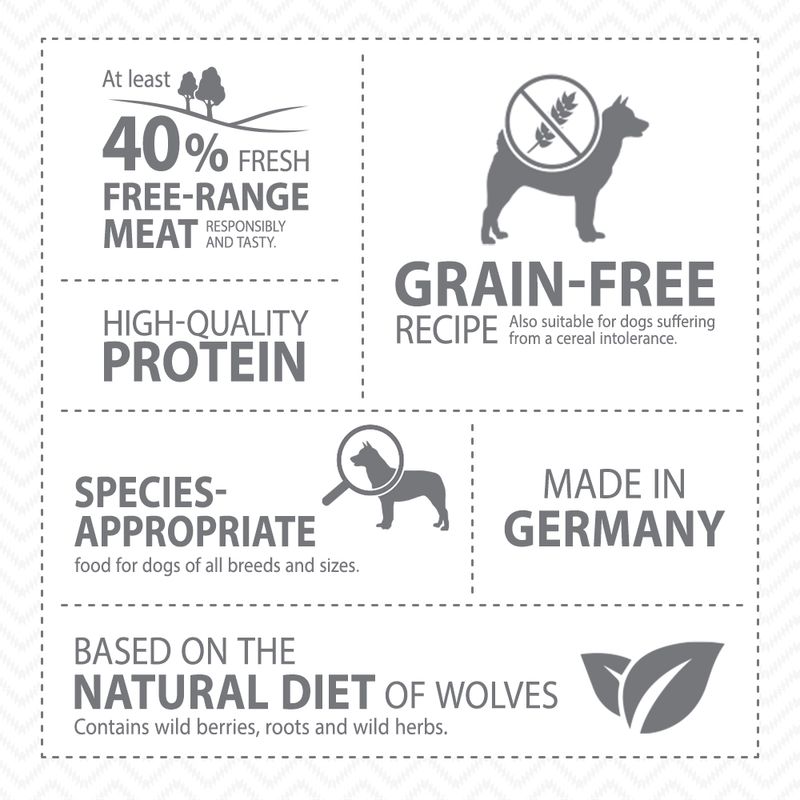 Zooplus Wolf of Wilderness Free-Range-Meat Crocchette e Alimenti umidi per cani 2025