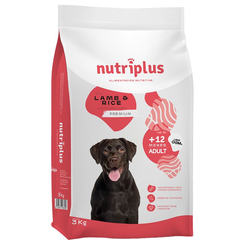 Zooplus Nutriplus Adult Dog con agnello Crocchette per cani