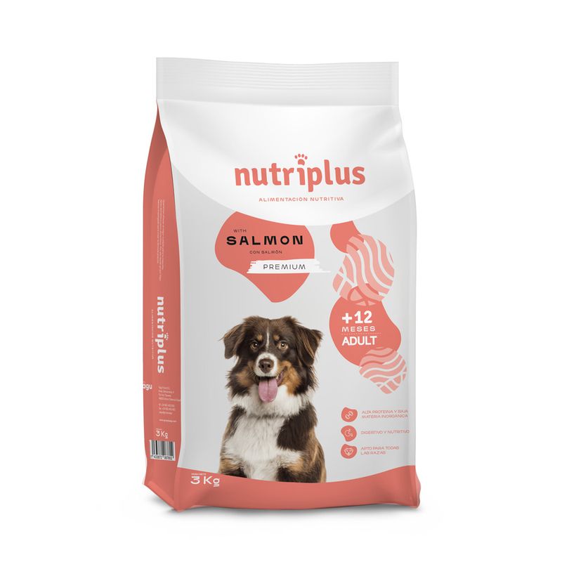 Zooplus Nutriplus Adult Dog con salmone Crocchette per cane
