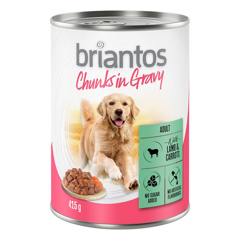 Zooplus Briantos Chunks in Gravy 6 x 415 g Umido per cane