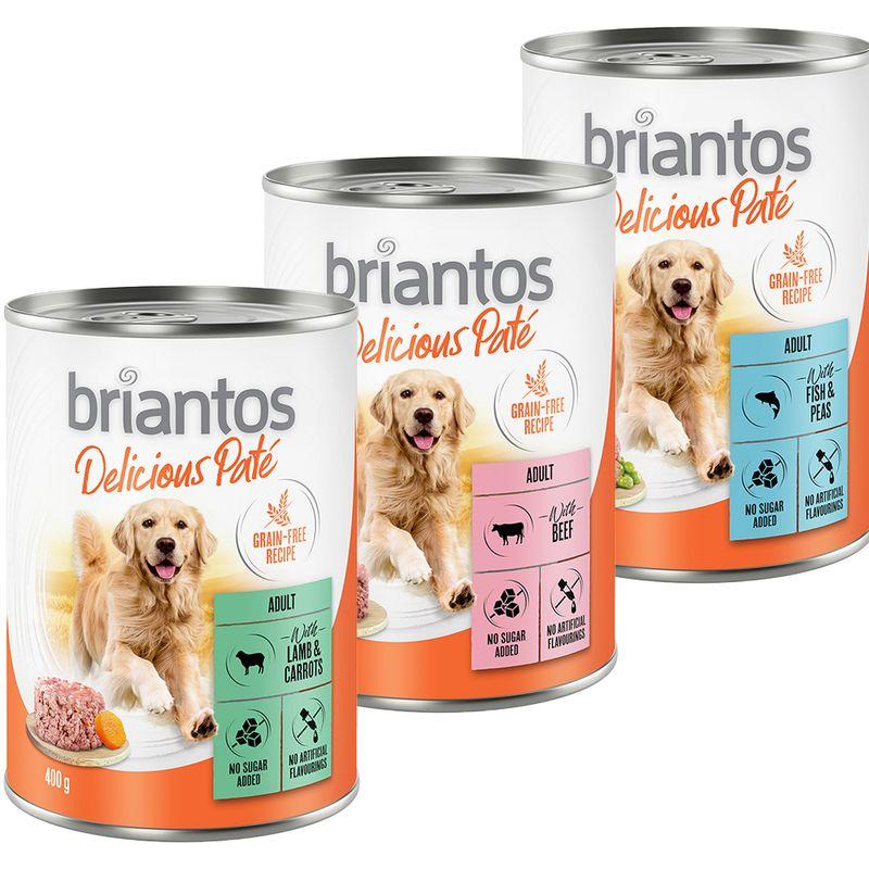 Zooplus Briantos Delicious Paté Pacco misto Umido per cane