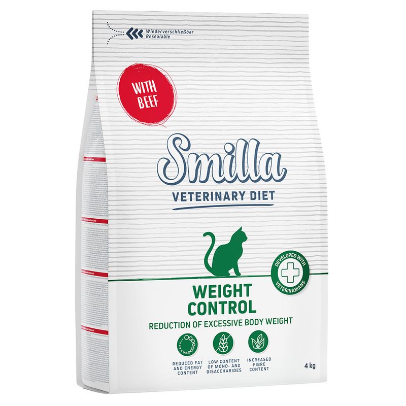 Zooplus Smilla Veterinary Diet Weight Control Manzo Crocchette gatto In Vendita