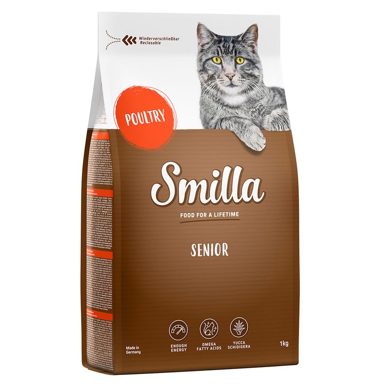 Zooplus Smilla Senior Pollame Crocchette per gatti