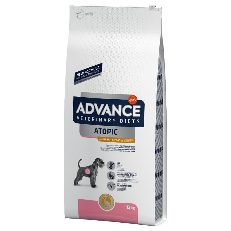 Zooplus Advance Veterinary Diets Atopic con Coniglio e Piselli