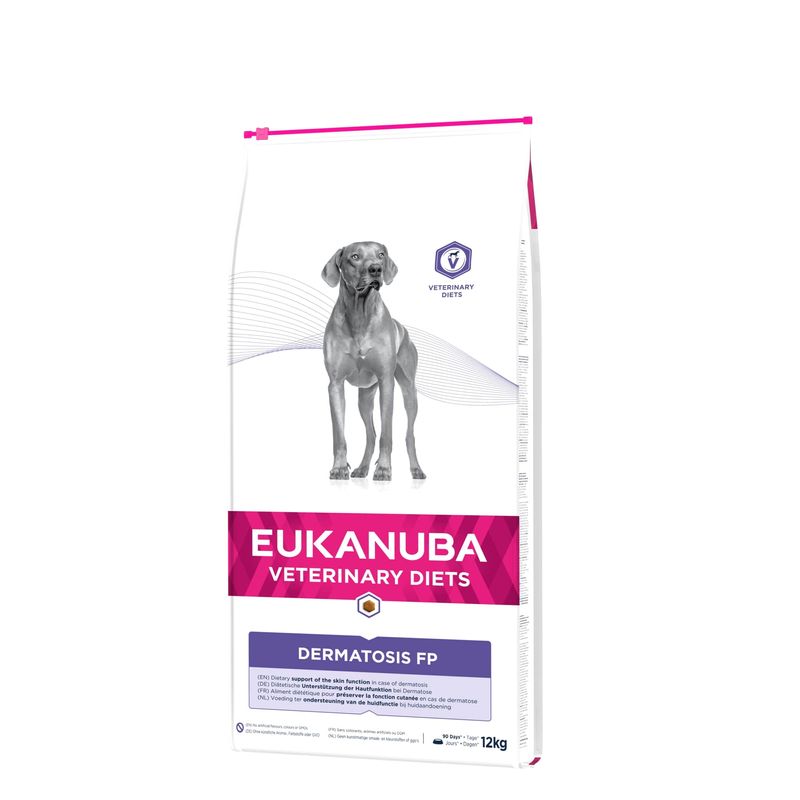 Zooplus Eukanuba Veterinary Diets Dermatosis FP Crocchette per cani