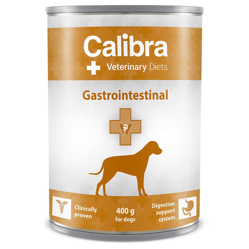 Zooplus Calibra Veterinary Diet Dog Gastrointestinal 12 x 400 g Umido per cane Qualità Garantita