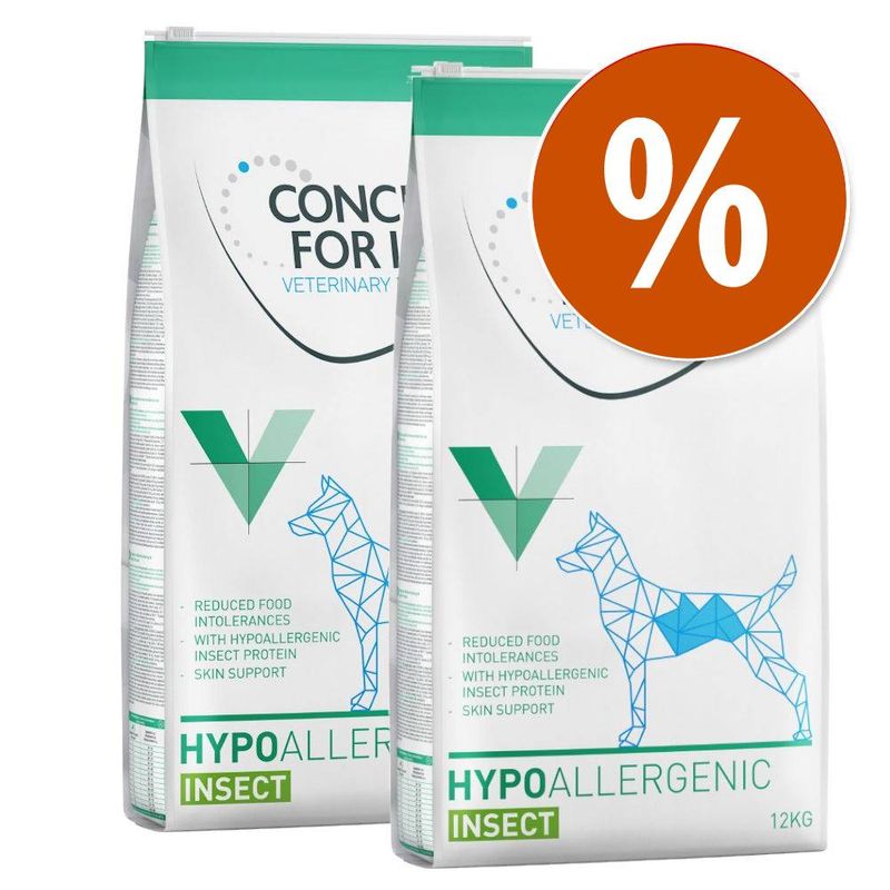 Zooplus Set risparmio 2 x 12 kg Concept for Life Veterinary Diet