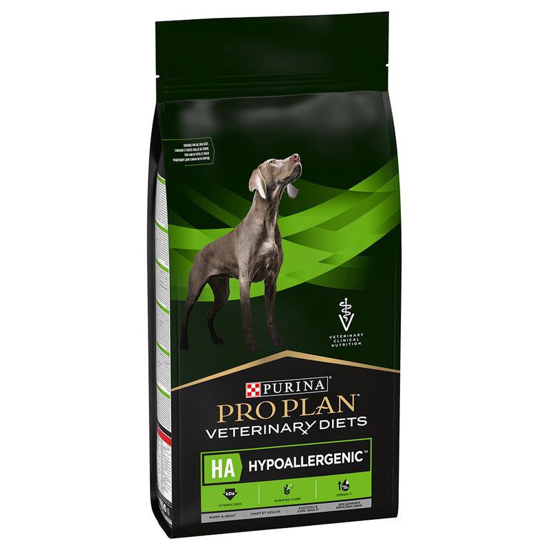 Zooplus PURINA PRO PLAN Veterinary Diets HA Hypoallergenic Crocchette per cane Nuova