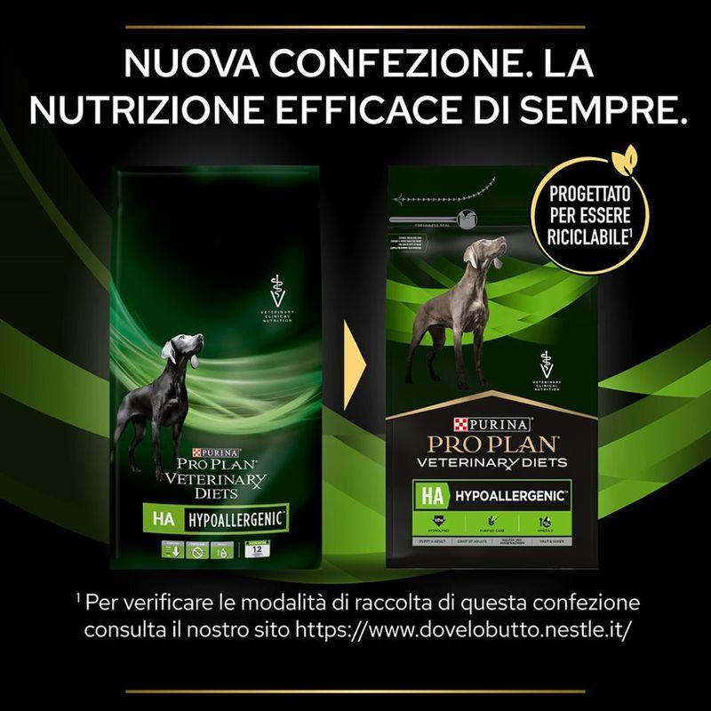 Zooplus PURINA PRO PLAN Veterinary Diets HA Hypoallergenic Crocchette per cane Nuova