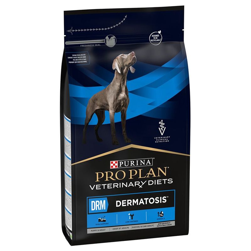 Zooplus PURINA PRO PLAN Veterinary Diets DRM Dermatosis Crocchette per cane Promozione