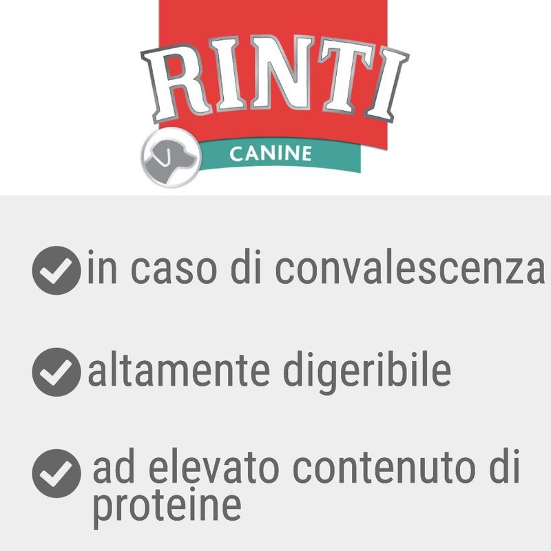 Zooplus RINTI Canine Recovery con Manzo Alimento umido per cani Sottocosto