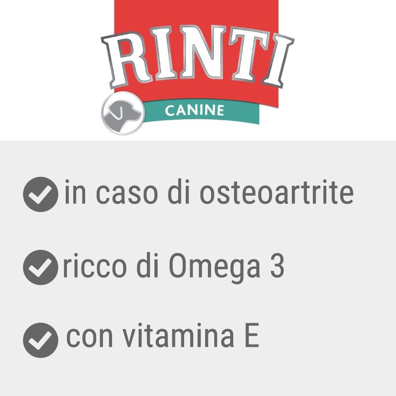 Zooplus RINTI Canine Mobility con Manzo 400 g Alimento umido per cani Convenienza
