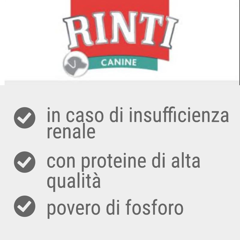 Zooplus RINTI Canine Reni con Pollo 400 g Alimento umido per cani Sconto