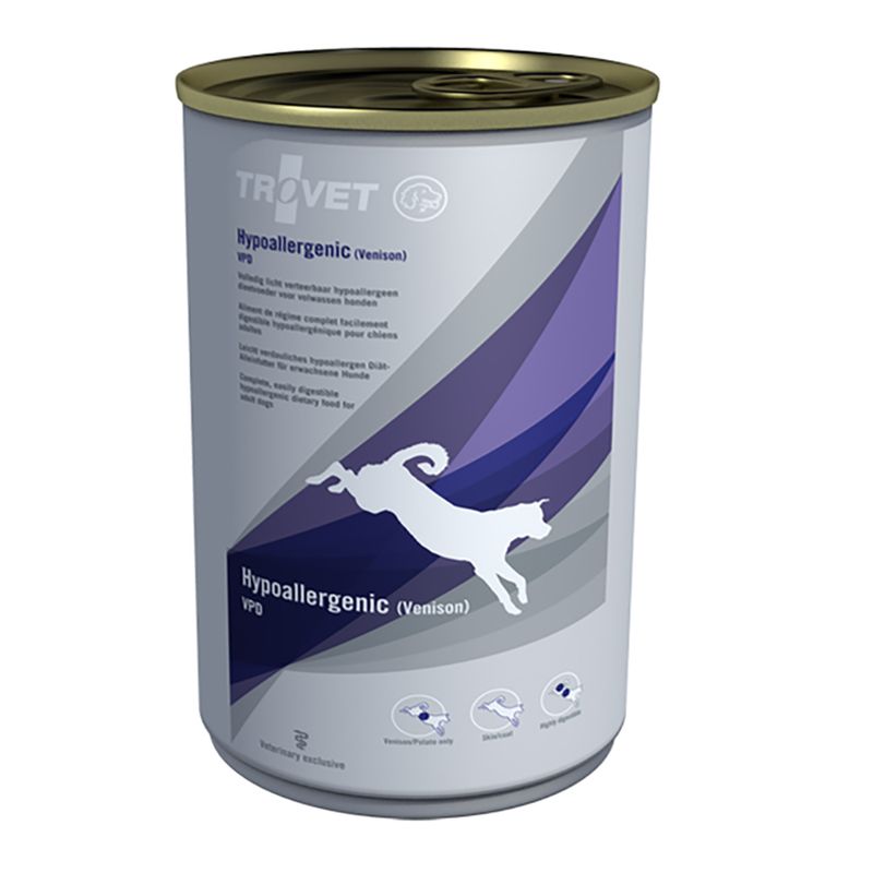 Zooplus Trovet Hypoallergenic VPD Cervo Umido cane