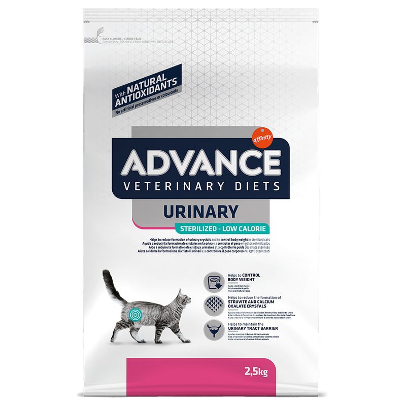 Zooplus Advance Veterinary Diets Cat Urinary Sterilized Low Calorie Crocchette gatto In Linea