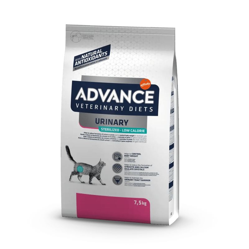 Zooplus Advance Veterinary Diets Cat Urinary Sterilized Low Calorie Crocchette gatto In Linea