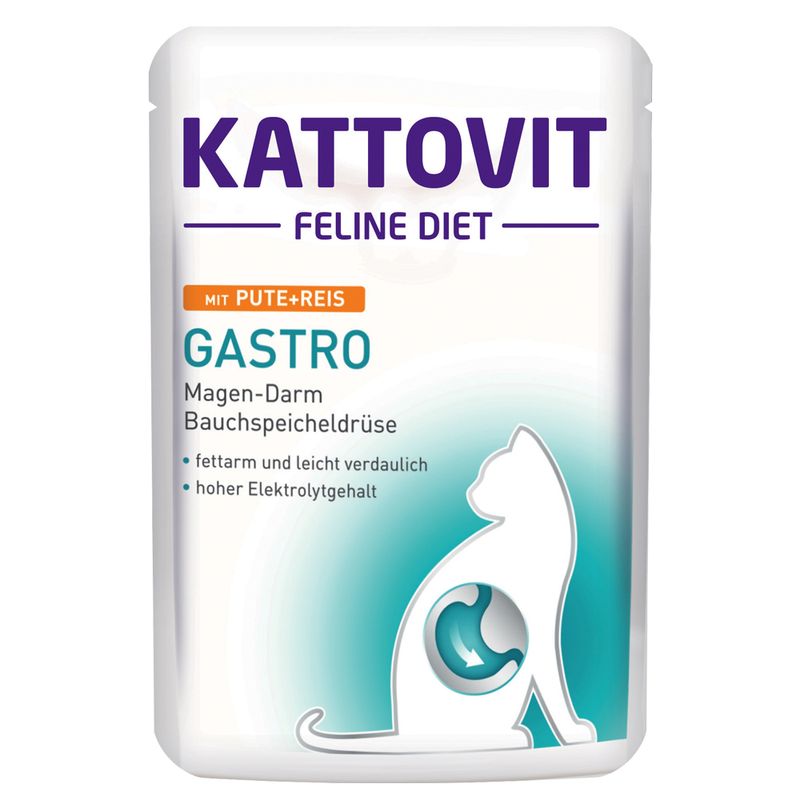 Zooplus Kattovit Gastro Buste 12 x 85 g Alimento umido per gatti Negozi Online