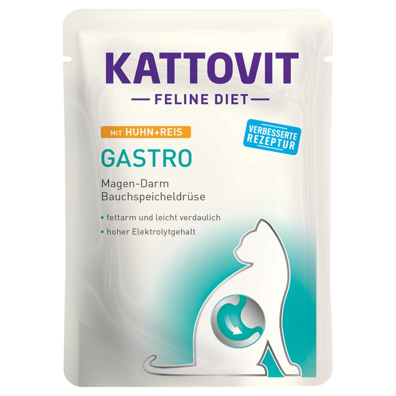 Zooplus Kattovit Gastro Buste 12 x 85 g Alimento umido per gatti Negozi Online