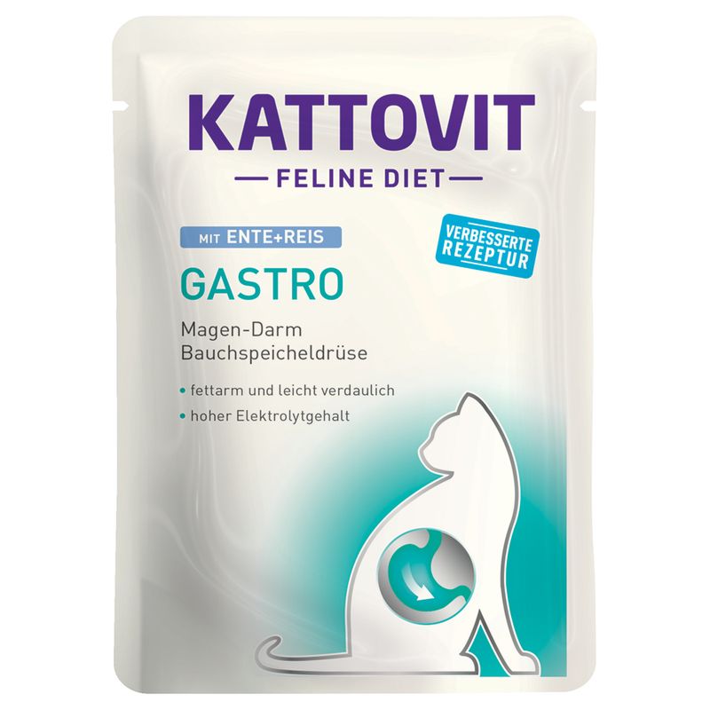 Zooplus Kattovit Gastro Buste 12 x 85 g Alimento umido per gatti Negozi Online