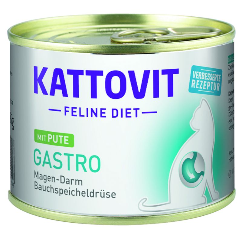 Zooplus Kattovit Gastro 12 x 185 g Alimento umido per gatti Promozione Limitata