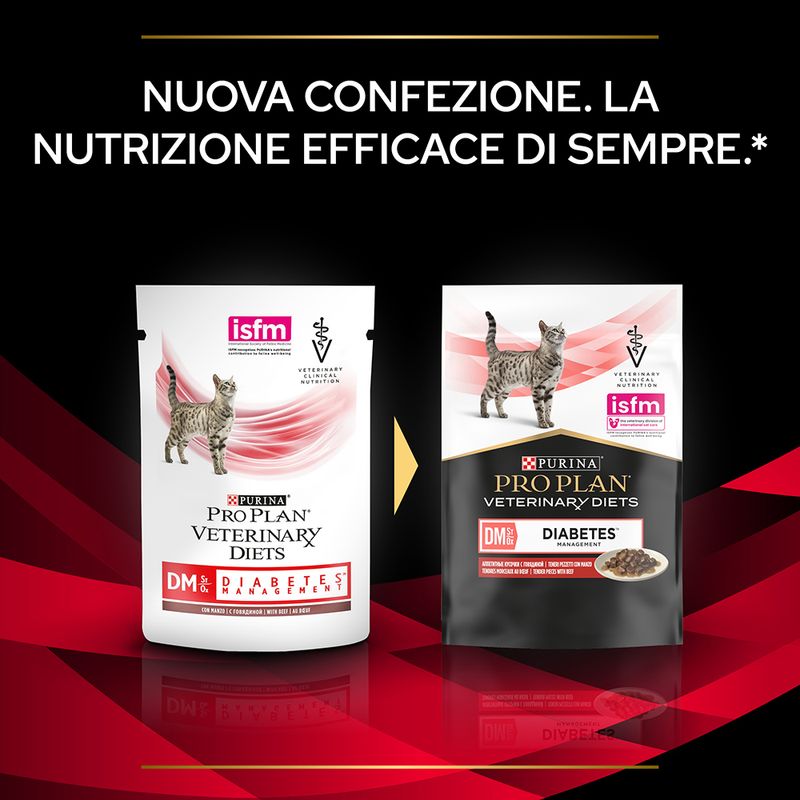 Zooplus Purina Pro Plan Veterinary Diets Feline DM ST/OX Diabetes Management Manzo Offerte